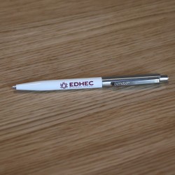 Metal and plastic pen