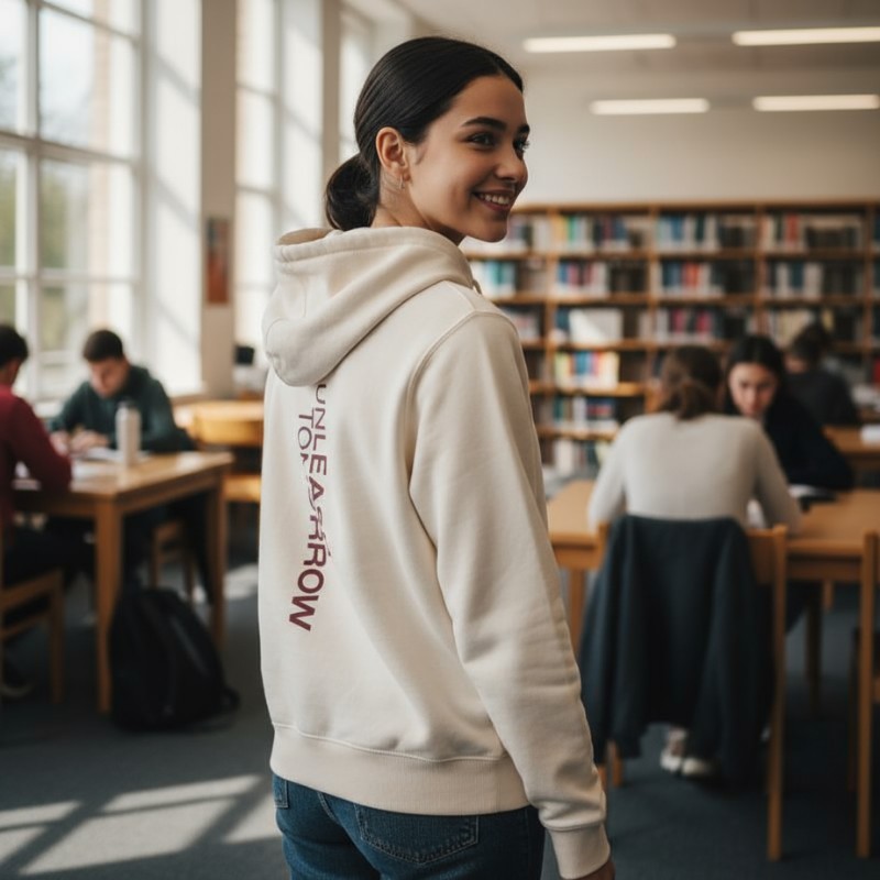 Sweat à capuche BIO GOTS