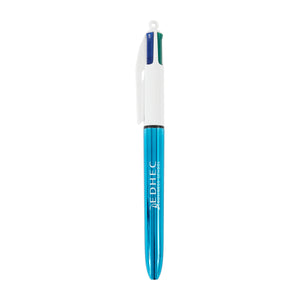 Stylo bille 4 couleurs BIC shine or